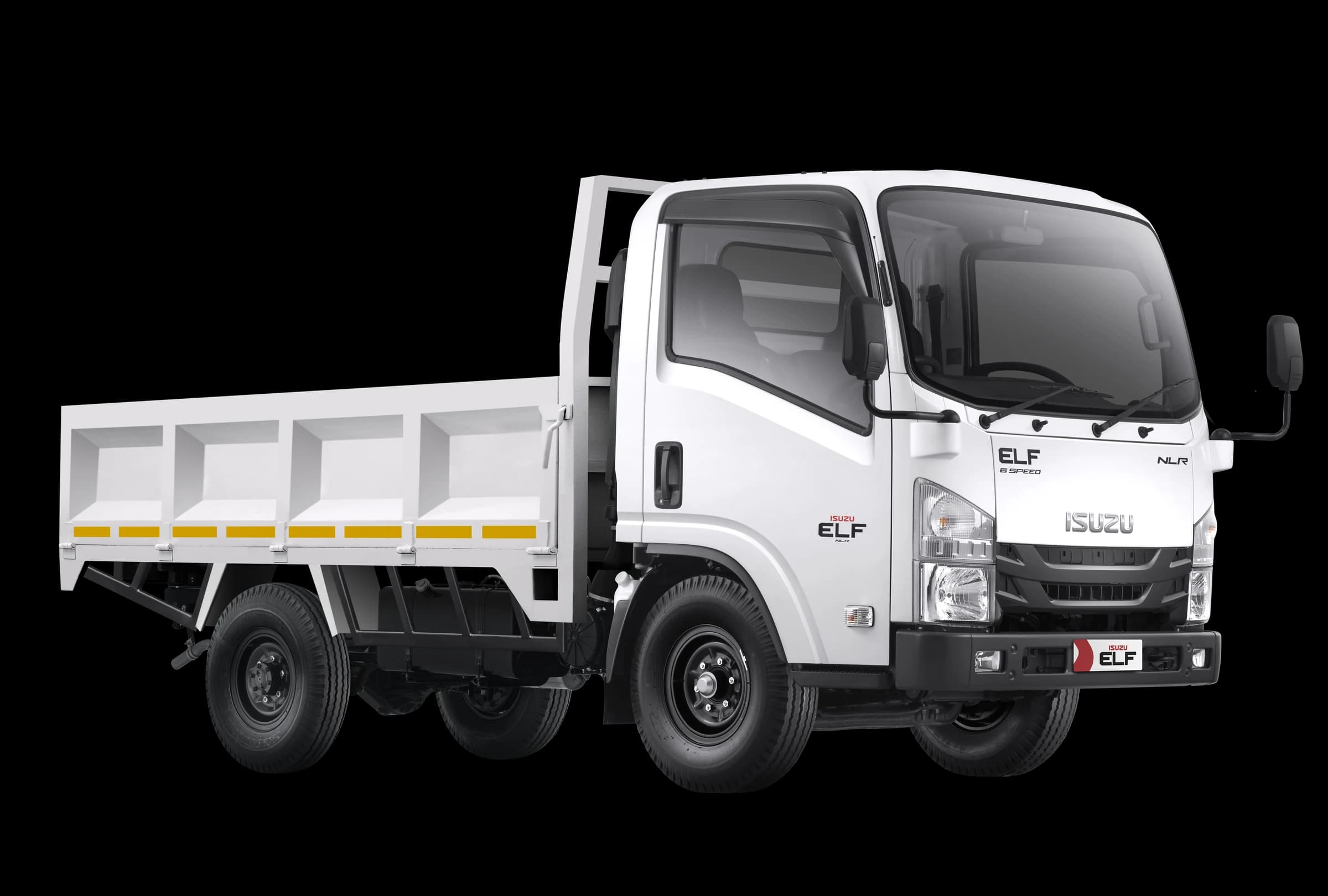 Isuzu ELF NLR dengan contoh karoseri bak besi, referensi foto Isuzu EURO4